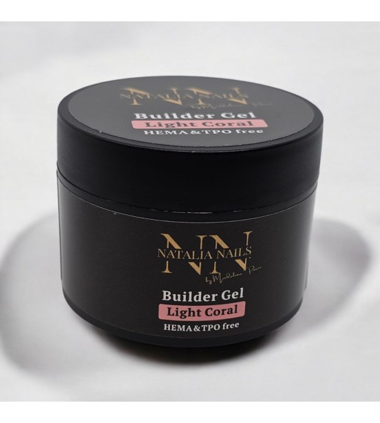 Colored Light Coral Builder Gel Colored Light Coral Builder Gel