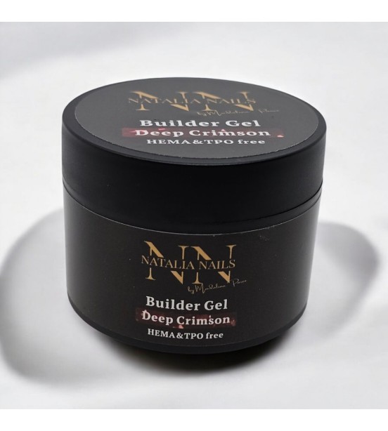 Marble Gold Deep Crimson Builder Gel