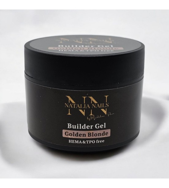 Marble Gold Golden Blonde Builder Gel