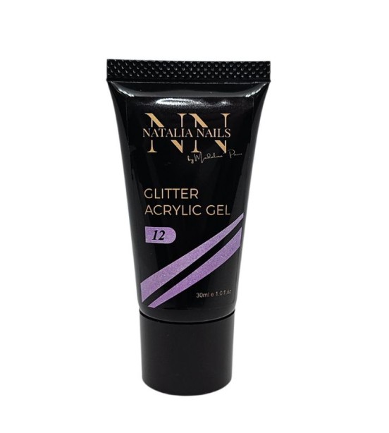 Glitter Acrylic Gel 12